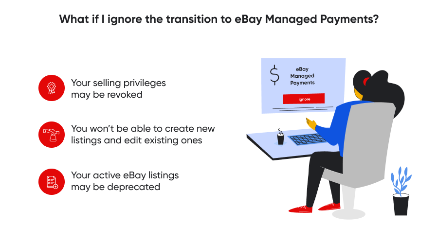what is ignore the transition to ebay Managed Payments