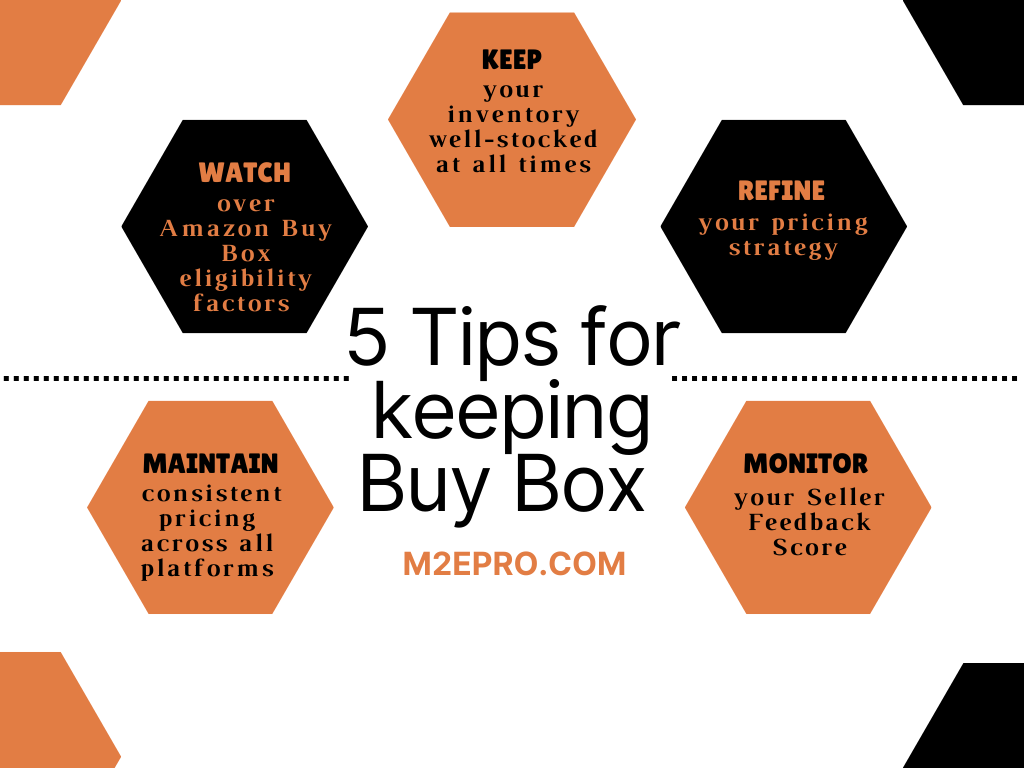 Tips for keeping Amazon Buy Box spot
