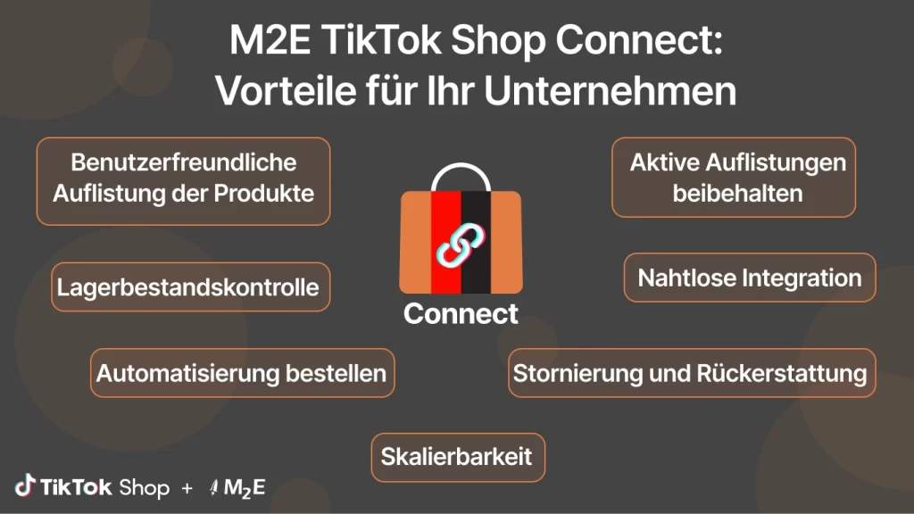 M2E TikTok Shop Connect: Vorteile für Ihr Unternehmen