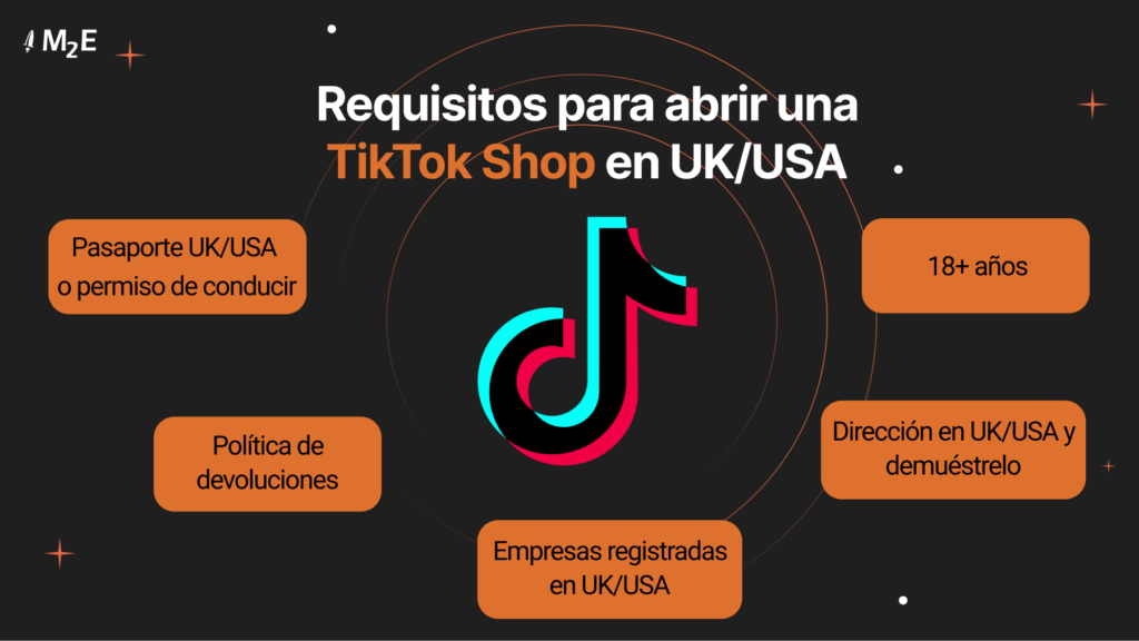 Requisitos para abrir una TikTok Shop