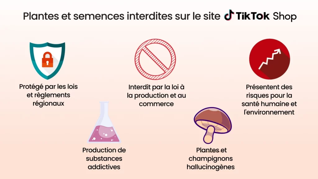 Politique relative aux produits interdits dans de la TikTok Shop