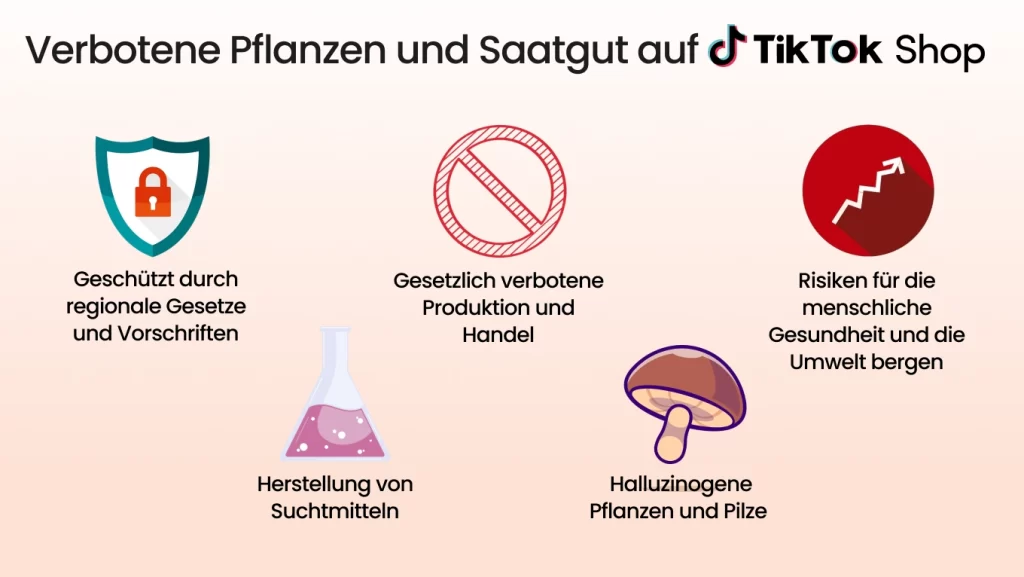 TikTok Shop Richtlinie zu verbotenen Produkten