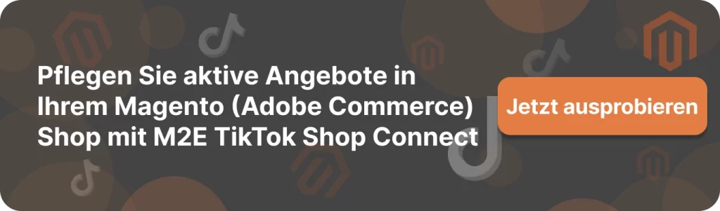 M2E TikTok Shop Connect