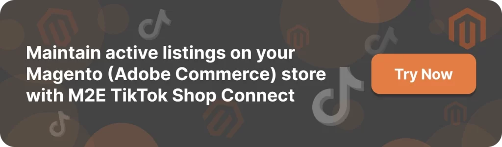 M2E TikTok Shop Connect