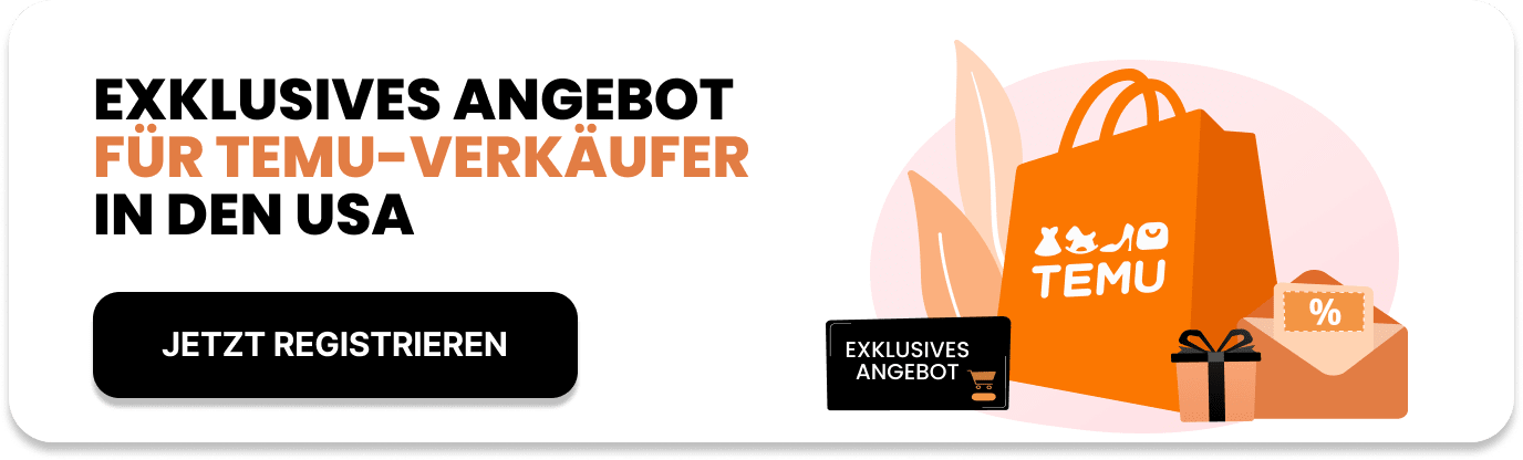 Exklusives Angebot für Temu-Verkäufer in den USA