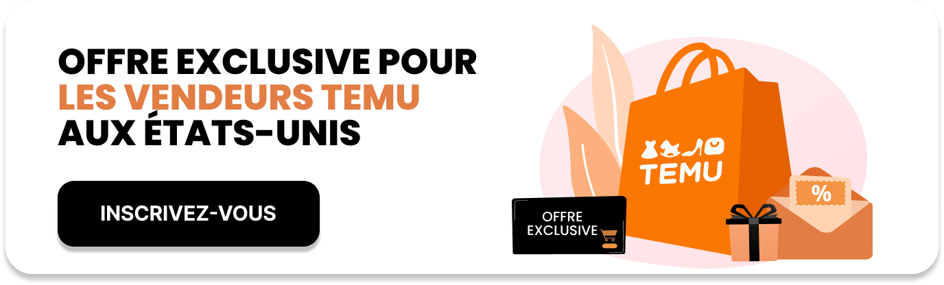 Offre exclusive pour les vendeurs Temu aux États-Unis
