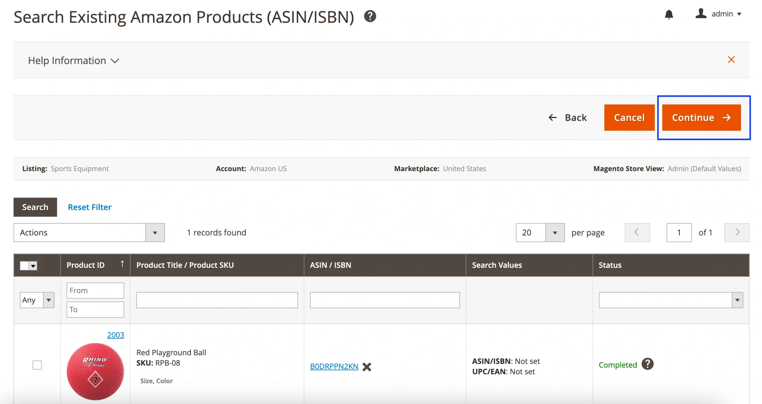 M2E Pro Submit the Variational Listing to Amazon