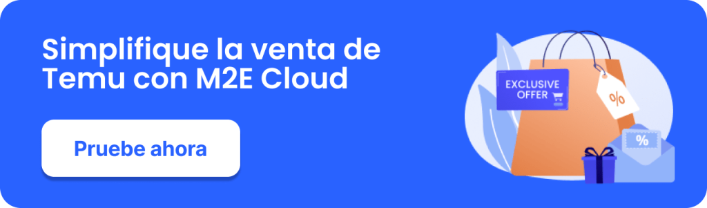 Pruebe la integración de Temu Shopify por M2E Cloud