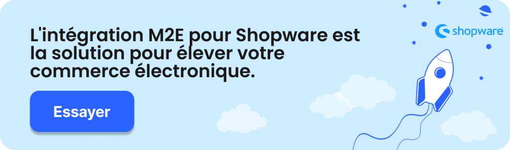 Intégration M2E pour Shopware
