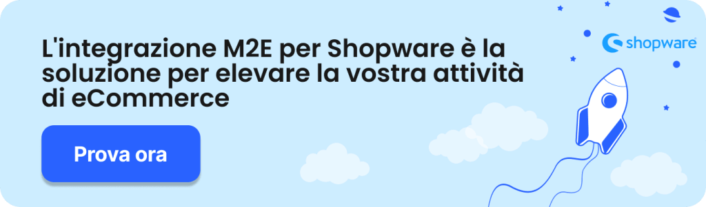 Integrazione M2E per Shopware