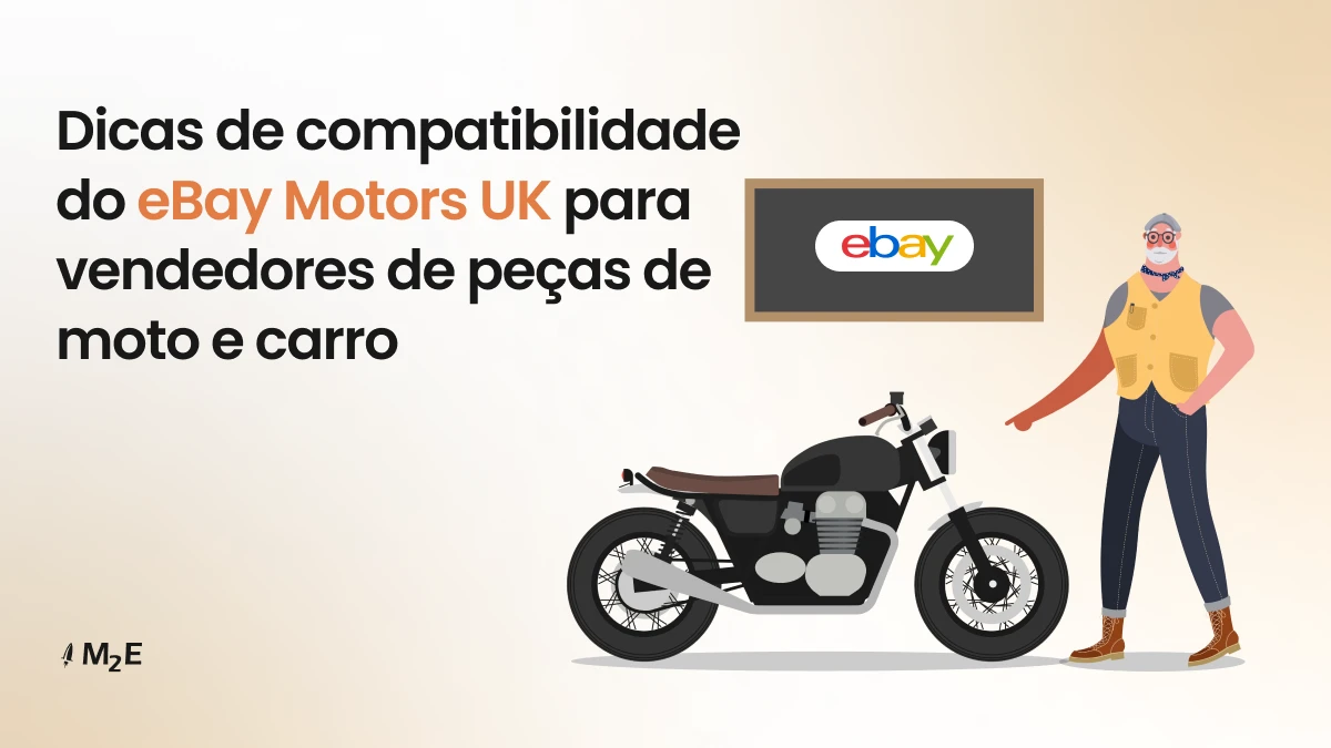 Dicas de compatibilidade do eBay Motors UK para vendedores de motocicletas e peças de automóveis