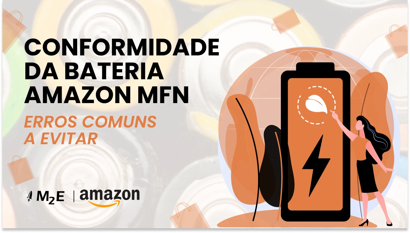 Evitar erros nas Listagens de produtos que contêm pilhas na Amazon Mfn