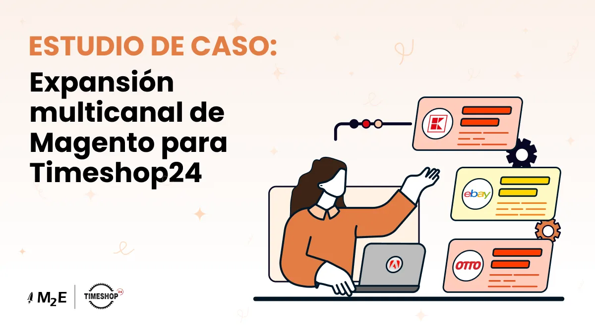 Expansión multicanal de Magento para Timeshop24 con M2E Connect