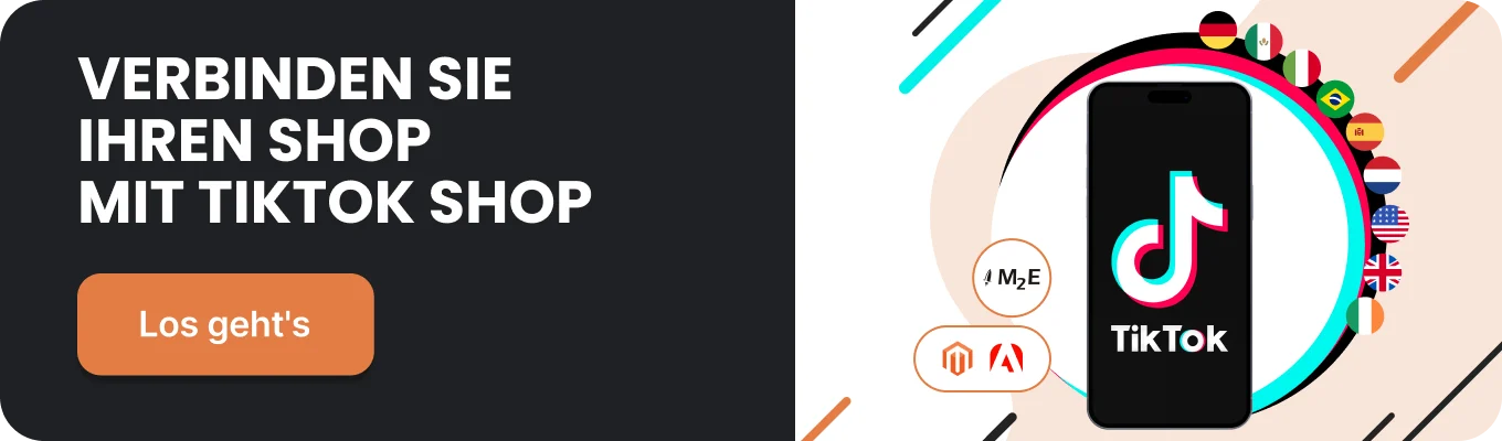 TikTok Shop Magento-Integration von M2E