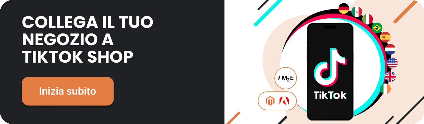 Integrazione TikTok Shop Magento di M2E