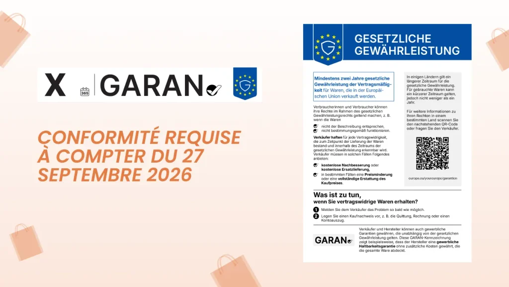 Exemple d'étiquette GARAN